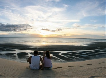 Foto de apoio ilustrativo. Pôr do sol em Jeri 