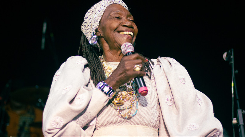 Lia de Itamaracá foi homenageada pelo festival Choro Jazz, em Jericoacoara